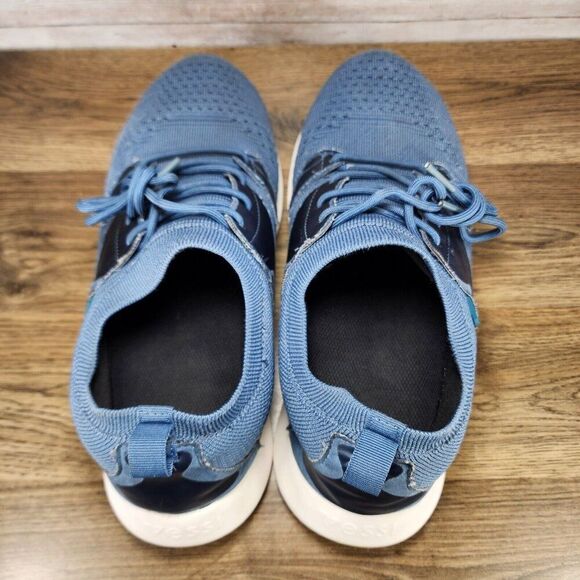 Vessi Mens Everyday Move Size 9 Tidal Blue Slip-on Comfort Waterproof Sneakers - Picture 4 of 8